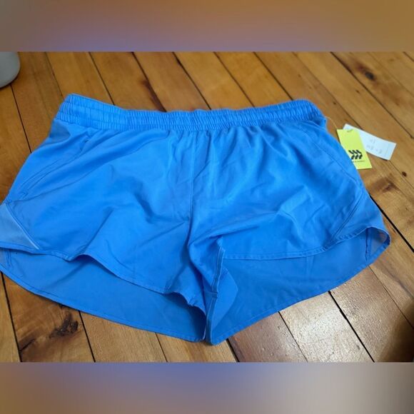 All In Motion Mid Rise Running Shorts Vibrant Blue 3" NWT Size XL - Picture 4 of 11
